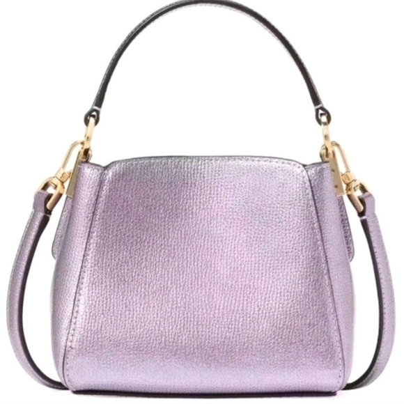 Kate Spade Metallic Purple Micro Bag - Picture 9 of 11